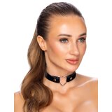 Cottelli Black Heart Choker - One size - Black