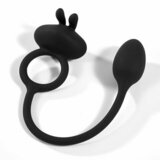 Vibrating Cockring Anal Clitoral Stimulation for Couples