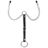 DOMINIX Deluxe Advanced Nipple Clamps with Cock Ring