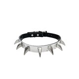Metal Plated Claw Spiked Collar