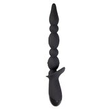 Vibrating Buttfuk Bendable Anal Wand - Black