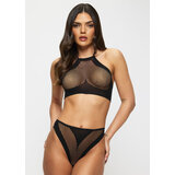 Ann Summers Mystic Allure Crotchless Set, Black
