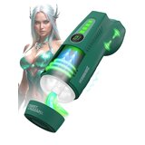 Ayla Forest Warrior Suction and Vibrating Virtual Reality Masturbator - Green