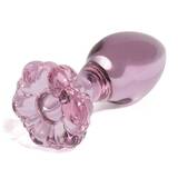 Icicles No 48 Medium Glass Flower Butt Plug 3 Inch