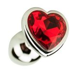 Precious Metals Heart Shaped Silver Anal Plug: Elegantly Crafted for Ultimate Pleasure