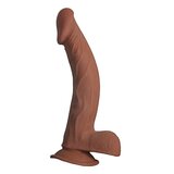 RealCocks Dual Layered 9" - Chocolate