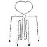 Metal Chain Harness with Nipple and Labia Clamps