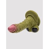 Creature Cock Swamp Monster Silicone Scaly Dildo - Green