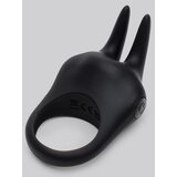 Fifty Shades of Grey Sensation Rechargeable Vibrating Rabbit Love Ring - Black