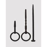 Silicone Urethral Sounding Kit 3 in 1 - Black