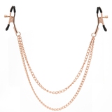 Entice Tiered Intimate Rose Gold Nipple Clamps