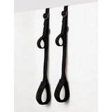 Dominix Deluxe Over the Door Sex Swing with Wrist Straps - Black