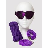 Pleasure Indulgent Bondage Kit (3 Piece) - Purple