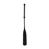 Multi-Layer Short Black Leather Riding Crop