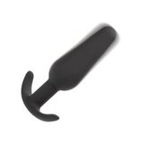 CalExotics Vibrating Slim Butt Plug - Black