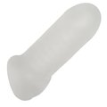 Girth-Booster Clear Cock Extension Sleeve With Ball Strap