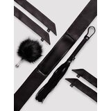 Lovehoney Tie and Tempt Luxury Bondage Kit (7 Pieces) - Black