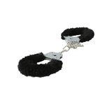 Black Furry Handcuffs