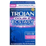 Trojan Double Ecstasy Condoms - 3 Pack