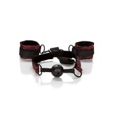 Scandal Breathable Ball Gag with Cuffs