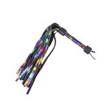 Rainbow Leather Flogger