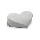 Heart Wedge Sex Pillow - Microvelvet - Grey
