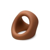 Jock Silicone Cock and Ball Ring - Caramel