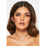 Ann Summers Silver Choker with Diamante Handcuff