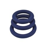 Loving Joy Thick Silicone Cock Rings - 3-Pack