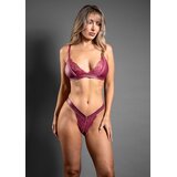 Zipper Bralette and Panty - Small/Medium