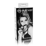Sex and Mischief Solid Red Bondage Ball Gag