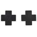 Black Cross Nipple Pasties