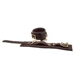 BOUND Nubuck Kinky Leather Ankle Restraints - Comfortable Versatility for Sensual Adventures