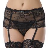 Lovehoney Love Me Lace Deep Suspender Belt Black