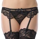 Lovehoney Love Me Lace Suspender Belt Black