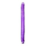 B Yours - 16" Double Dildo - Purple