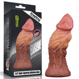 Fantasy Alien Dildo Sex Toy Dual Layer Anal G Spot Premium Silicone 7 Inches