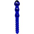 Sapphire Serenity Dual-Sided Glass Dildo - 8 inch