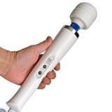 10-Speed Spanksy Wand Vibrator Massager: White UK Mains Plug