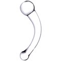 Glacier Glass Curved Double Ended Dildo - 8 Inch