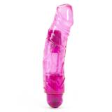 Exotic Diamond Pink 10 Function Extra Girthy Realistic Dildo Vibrator 9 Inch