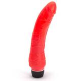 BASICS Slimline Realistic Pink Dildo Vibrator 8 Inch