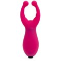 Lady Luck Pink Silicone Vibrating Nipple & Clit Stimulator