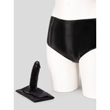 Latex Anal Penetrator Dildo Pants - Medium - Black