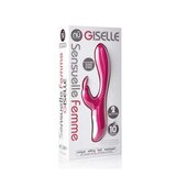 Deluxe Premium Silicone Pink Rabbit Vibrator Clitoral G-spot Waterproof