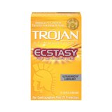 Trojan Ecstasy Ultrasmooth Lubricated Condoms - 10 Pack