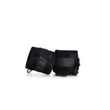 Black Velvet Handcuffs With Detachable Chain