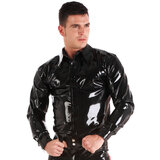 Black Latex Shirt