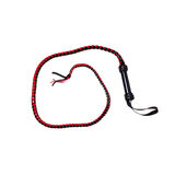 PVC Bull Whip Black - Red