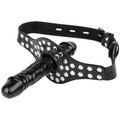 Torment Studded Double Dildo Gag with Padlock - 4.5 Inch